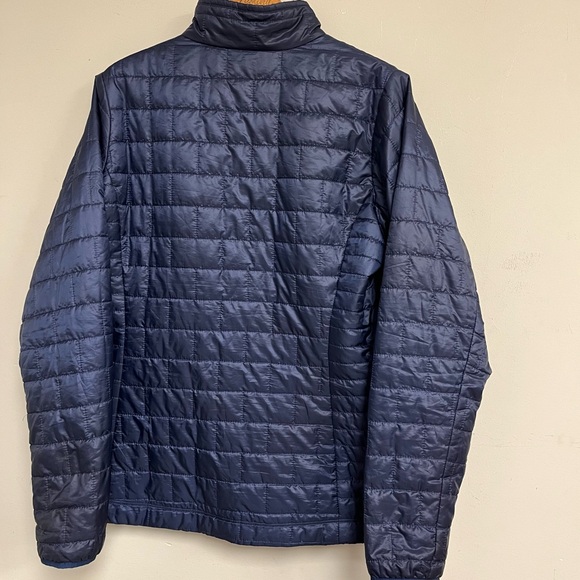 Patagonia Women's Nano Puff Jacket Classic Navy Water Repellent Insulated XL - Picture 3 of 9